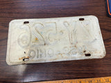 Vintage Original 1959 Ohio License Plate ZY-526 Man Cave