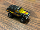 Vintage 1983 Mattel Malaysia Hot Wheels Blazer 4X4 Diecast Toy Truck Black