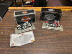 VTG 1990s Lot of 2 Maisto Harley Davidson 1/18 Scale Diecast Motorcycles