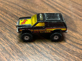 Vintage 1983 Mattel Malaysia Hot Wheels Blazer 4X4 Diecast Toy Truck Black