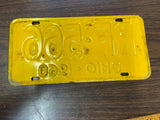 Vintage Original 1960 Ohio License Plate RF-566 Man Cave
