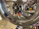 18x6 Roadwinder Rear Mag Wheel Harley Softail dyna Custom Factory Harley OEM Bil