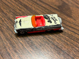Vintage 1982 Made In Macau Matchbox 1957 Ford Thunderbird Diecast Car White