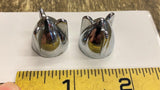Vtg Zepplin License Plate Bolts Harley Panhead Knucklehead Shovel Old Skool Chop