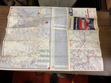 VTG 1940s Amoco Oil Company Pennsylvania State info/Road Map Pit Stop