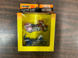 Vintage Matchbox Twin Pack Harley Davidson Electra Glide Police Bikes 1995 FT6