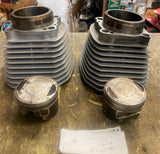 Harley Cylinders Pistons Std Bore Sportster 883 OEM 2004^ Silver