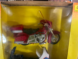 Vintage Matchbox Twin Pack Harley Davidson Electra Glide Police Bikes 1995 FT6
