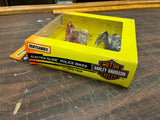 Vintage Matchbox Twin Pack Harley Davidson Electra Glide Police Bikes 1995 FT6