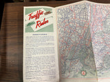 VTG 1940s Sterling Motor Fuels Pennsylvania State info/Road Map Pit Stop