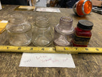 Vtg Inkwell Glass Bottles Sandford Asst Lot collectible Fountain Pen ink Aero #4