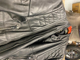 Harley Davidson Hein Gericke Leather Jacket 1980's Vtg riding coat Sylv Stallone