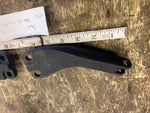 OEM Black Wrink Passenger Foot Peg Mount Bracket Harley Dyna Super Glide FXD 06^