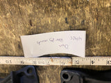 OEM Black Wrink Passenger Foot Peg Mount Bracket Harley Dyna Super Glide FXD 06^