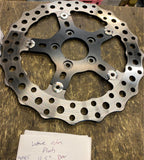 Arlen Ness Jagged Brake Rotor Harley 11.5" Floating dyna Sportster Softail 00^