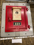 Vtg Gamewell fire Fighter alarm call box WalL mount School Pull Station Collecti
