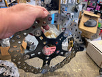 Arlen Ness Jagged Brake Rotor Harley 11.5" Floating dyna Sportster Softail 00^