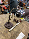 50's Vtg Art Deco Desk Top Industrial Steampunk Cast Mid Modern Century Works!