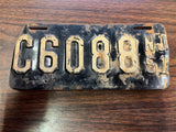 VTG Original 1951 New Jersey Motorcycle License Plate C6088 Harley Indian