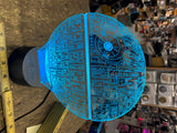 Star Wars Death Star Lamp Multi color Collectible Illusion Light Display Desk!