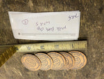 Vtg Milk Dairy Bottle Caps Insert Sanitary lot Purity-Cleanliness Lot of 5