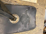 Vtg Leather Dash Cover Harley Logo Shovelhead FX FLH Superglide Wide Glide Fatbo