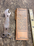 Vtg 40's APEX KEEN EDGE Combo Glass Cutter Knife Scissor Sharpener Tools Box!