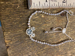 Disney Mickey Mouse Bracelet Charm Rhinestone OPen Link Chain Jewelry Serpentine