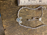 Disney Mickey Mouse Bracelet Charm Rhinestone OPen Link Chain Jewelry Serpentine