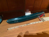 MARUSAN SSN-571 NAUTILUS SUBMARINE Wind up Tin Toy 1950's JAPAN battery op Vtg!