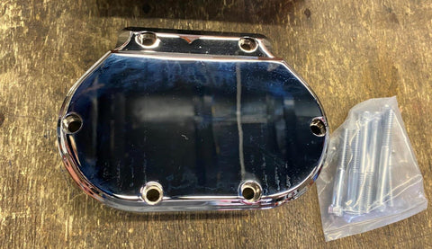 Chrome Billet Transmission End Cover Clutch release Harley Softail 5 SPEED 87-99