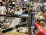Vtg BMX Schwinn Predator Scrambler Thrasher Frame Fork Chrome Old Skool 80's