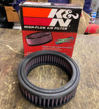 K&N Air Cleaner Filter Panhead Knucklehead J hook Round Linkert Harley E2470