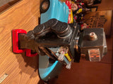 Horikawa SH Swivel O Matic Attack Robot Japan Battery OP Vtg Tin Toy 1967 Orig!