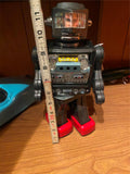 Horikawa SH Swivel O Matic Attack Robot Japan Battery OP Vtg Tin Toy 1967 Orig!