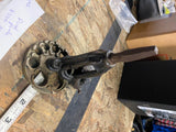 Vtg Cast Iron Dowel Rod Tenon Plane Brace Wood Tool Cutter Hollow Auger Carpente