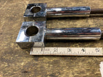 Old Skool Harley Custom Chopper Handlebar risers 5" 1" bars Vtg Panhead Shovelhe