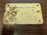 Vtg Original 1952 Kentucky Contract Carrier License Plate 1972 Rare