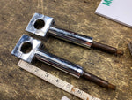 Old Skool Harley Custom Chopper Handlebar risers 5" 1" bars Vtg Panhead Shovelhe