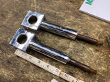 Old Skool Harley Custom Chopper Handlebar risers 5" 1" bars Vtg Panhead Shovelhe