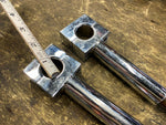Old Skool Harley Custom Chopper Handlebar risers 5" 1" bars Vtg Panhead Shovelhe
