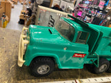 Vtg Buddy L Pressed Steel Tin Toy Hydraulic Dump Truck EA-77 Green 60's Minty