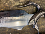 Frost Cutlery Black Widow Spider Fixed Blade Knife Eric Hasque Design 9" Vampire