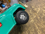 Vtg Buddy L Pressed Steel Tin Toy Hydraulic Dump Truck EA-77 Green 60's Minty