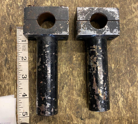 Old Skool Custom Chopper Handlebar risers 5" 7/8 bars Vtg Triumph Honda Yamaha