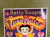 Vintage 1991 King Syndicate Betty Boop's Love Meter Tin Metal Sign