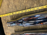 OEM Harley Fishtail Rocket Slip on mufflers Touring FLH Ultra classic Glide 95^