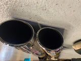 Vance Hines Custom Exhaust Pipes Harley Softail Fatboy Heritage 1984-99 Chrome