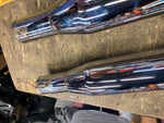 OEM Harley Fishtail Rocket Slip on mufflers Touring FLH Ultra classic Glide 95^