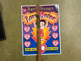 Vintage 1991 King Syndicate Betty Boop's Love Meter Tin Metal Sign